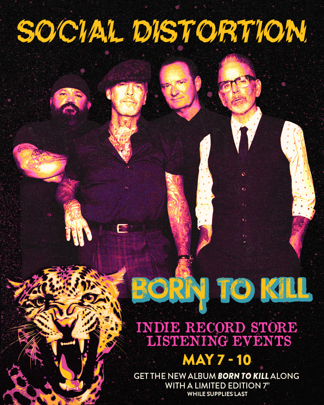 Social Distortion “Born to Kill” Listening Party | Sloth Records